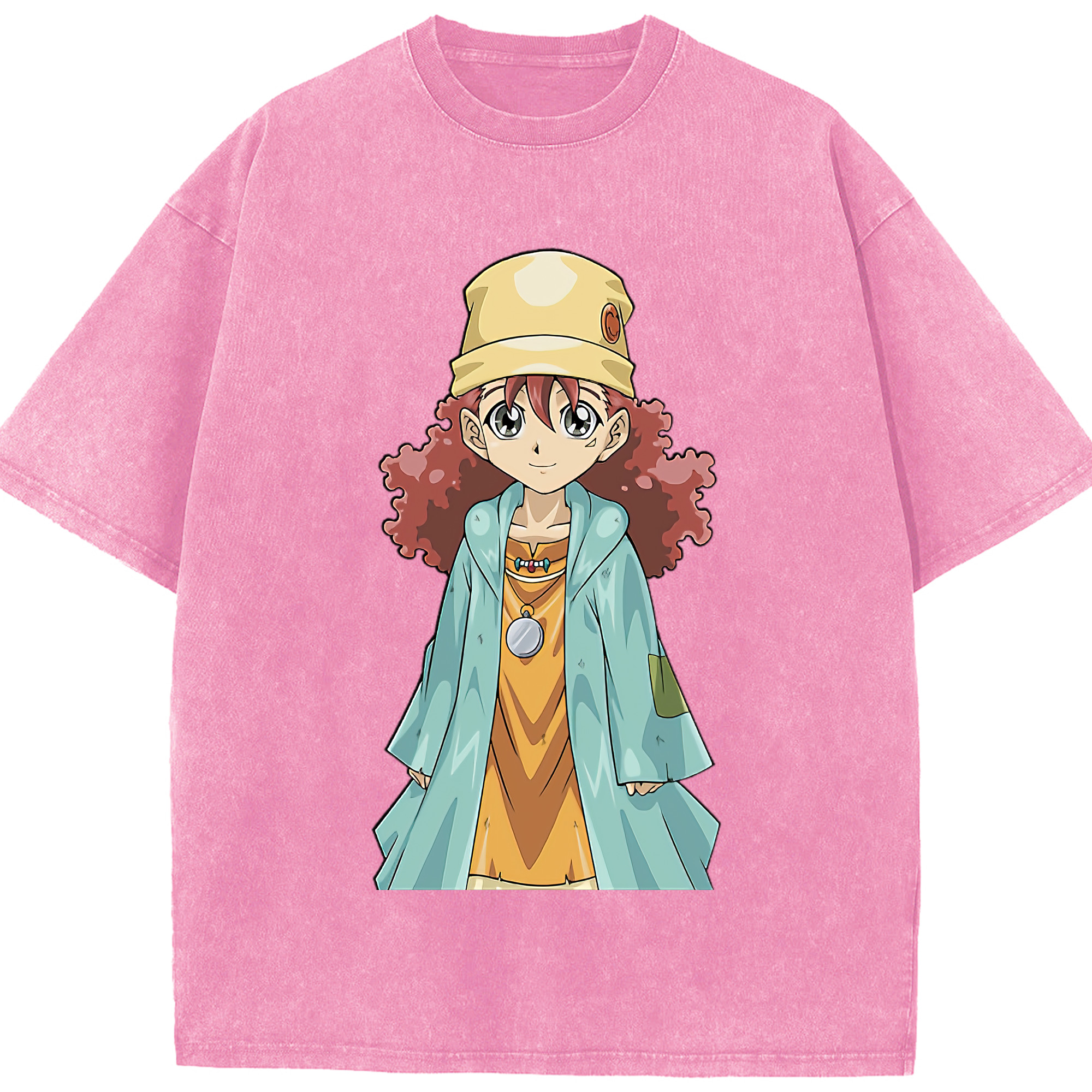 （画像用） 遊☆戯☆王 Yu-Gi-Oh! 綿100% ヴィンテージ風 半袖Tシャツ（フロントプリント）